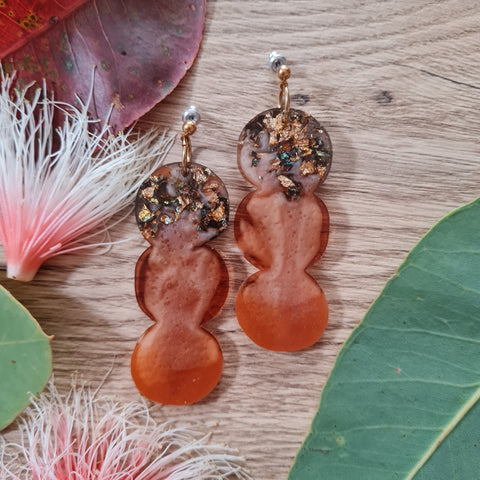 Party Mix Earrings - Drops - Ochre