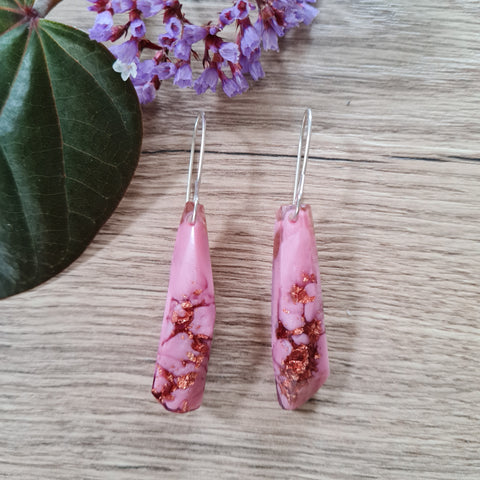 Shard Earrings - Pink Blush