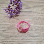 Ring - Soft Facet Size US 9 Pink