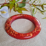 Bangle - Oval Red