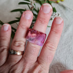 Ring Crystal -  Size US 9.5 - Pink Unicorn