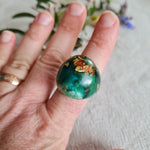 Ring Dome Size US 9 Green