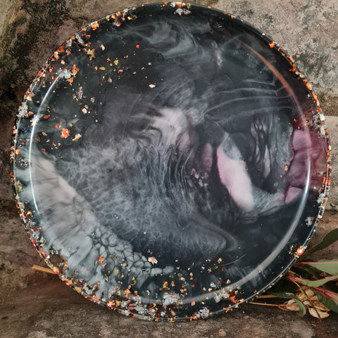 Platter - Regular - Black and Pink with Silver/Copper