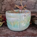 Planter - Organic Stripes - Unicorn