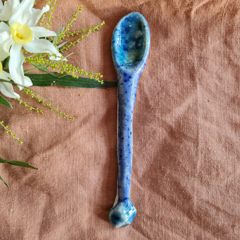 Long Spoon - Blue Speckle